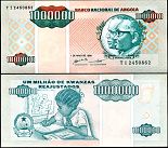 *1 milión kwanzas Angola 1995, P141 UNC - Kliknutím na obrázok zatvorte -